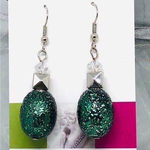 Blue drop earrings, boutique jewelry, new